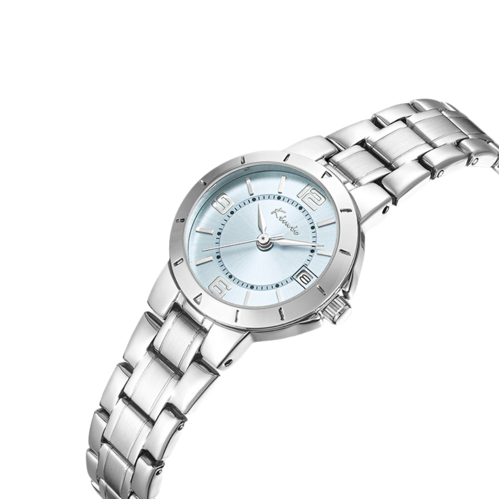 Kimio Silver Tone Round Dial Ladies Watch K6673S