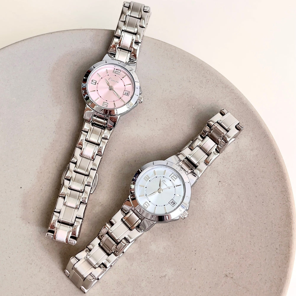 Kimio Silver Tone Round Dial Ladies Watch K6673S