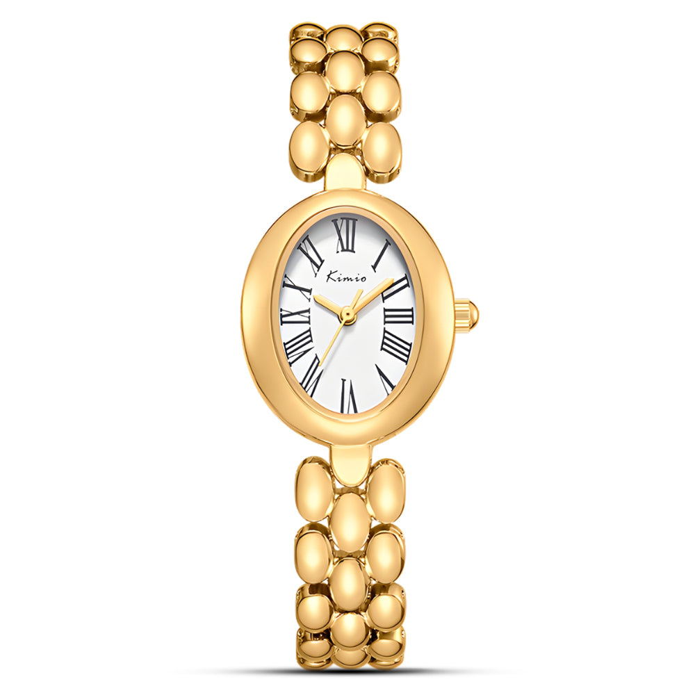 Kimio Oval Shape Dial Ladies Watch K6680S