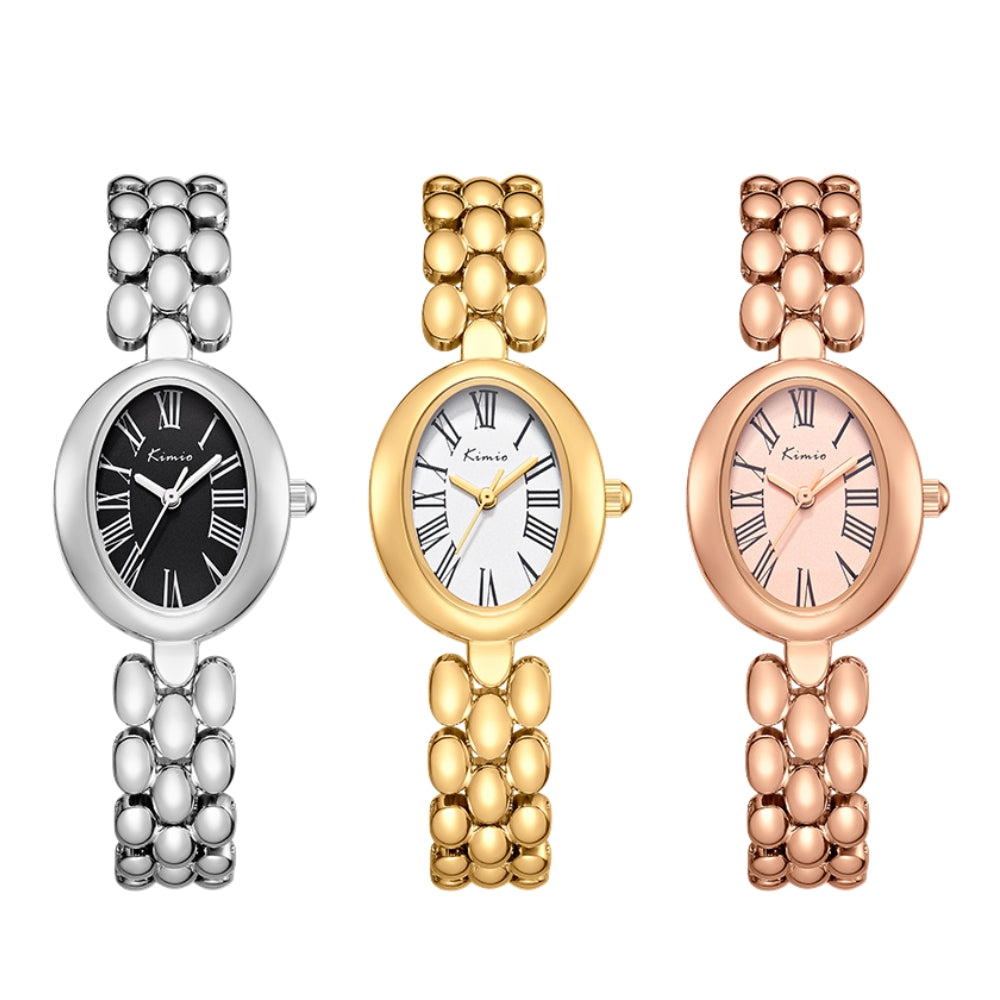 Kimio Oval Shape Dial Ladies Watch K6680S