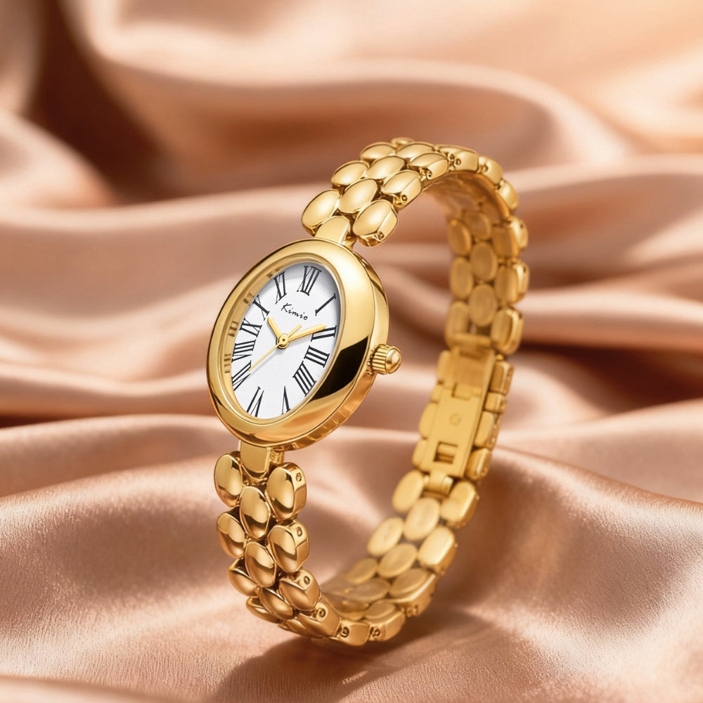 Kimio Oval Shape Dial Ladies Watch K6680S