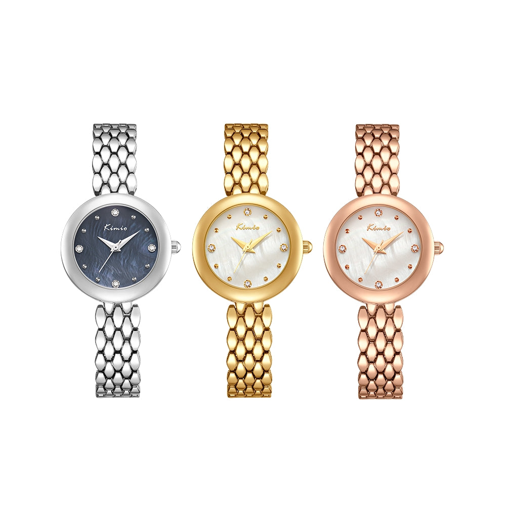 Kimio Round Dial Ladies Watch K6682S