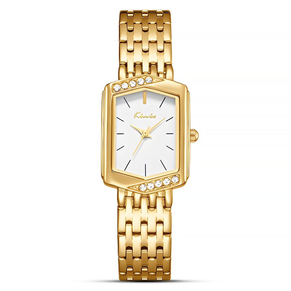 Kimio Mesh Chain Square Dial Ladies Watch K6685S
