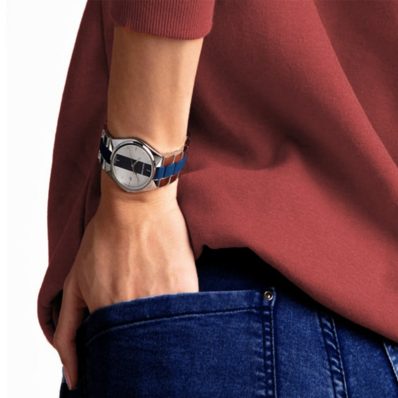 Calvin Klein Contrast Two-Tone Women's Watch| K9E231VX