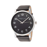 Kenneth Cole Black Dial Leather Strap Men's Watch | KCWGA2270101