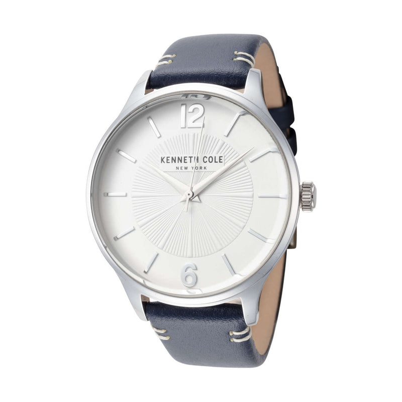 Kenneth Cole White Dial Leather Strap Men's Watch | KCWGA2270601