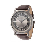 Kenneth Cole Grey Dial Leather Strap Men's Watch | KCWGA2270703