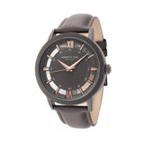 Kenneth Cole Dark Grey Dial Leather Strap Men's Watch | KCWGA7001804