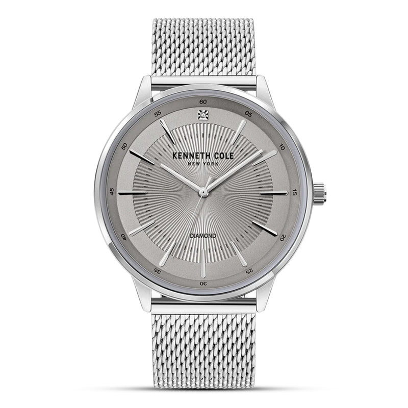 Kenneth Cole Grey Dial Mesh Strap Men's Watch | KCWGG2174562