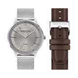 Kenneth Cole Grey Dial Mesh Strap Men's Watch | KCWGG2174562