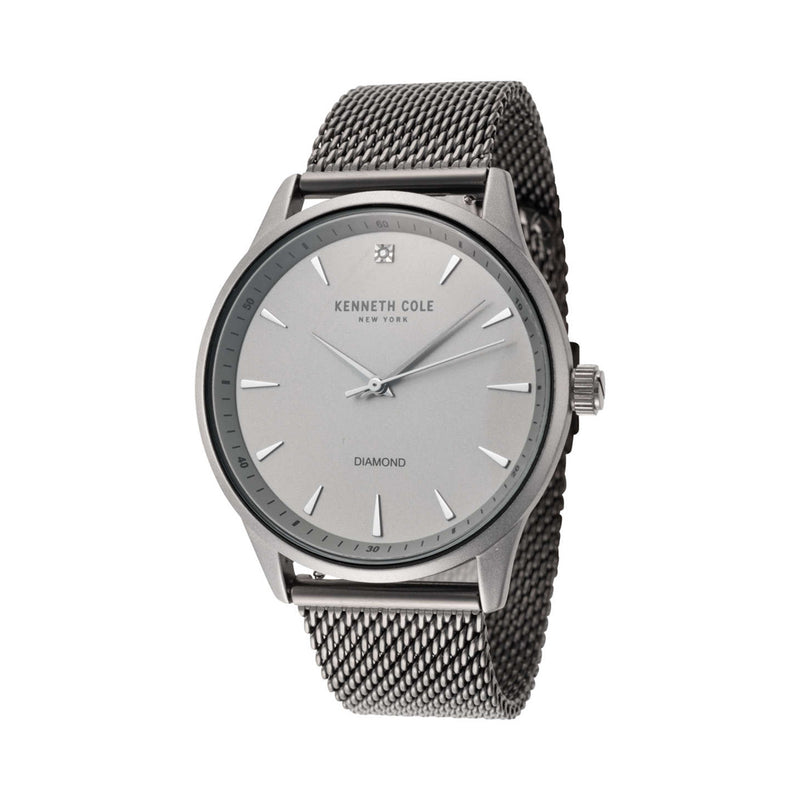 Kenneth Cole Grey Dial Stainless Mesh Strap Men's Watch | KCWGG2186462