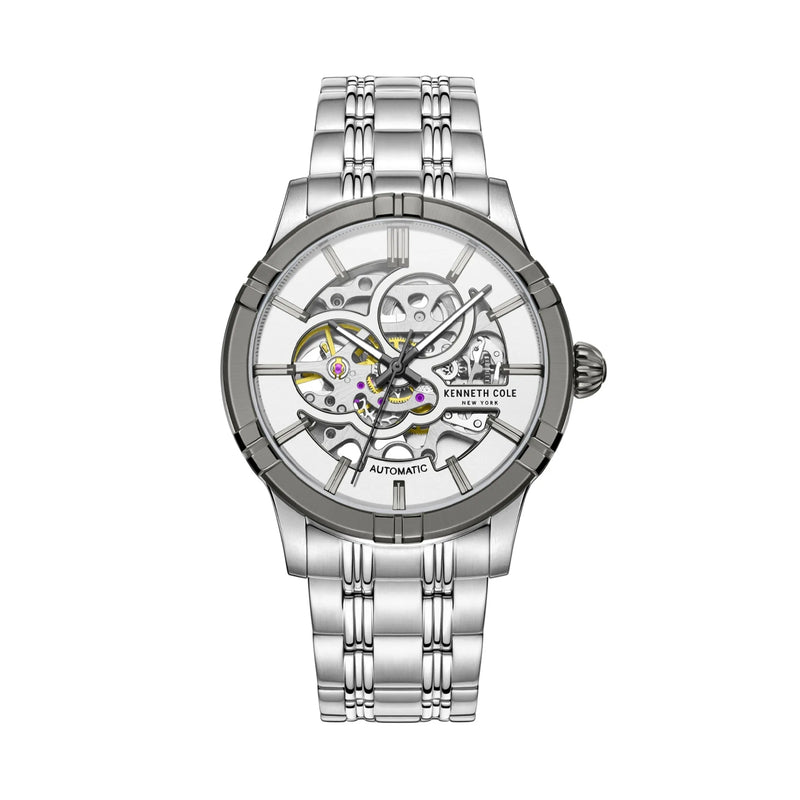 KENNETH COLE NEW YORK AUTOMATIC SKELETON DIAL MEN'S WATCH | KCWGL2220801