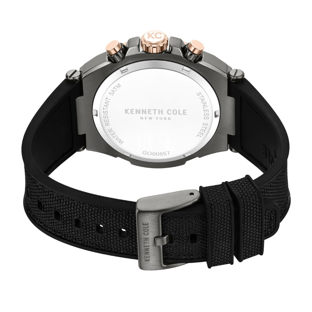 Kenneth Cole Fashion Gunmetal Dial Men's Watch KCWGO0065702