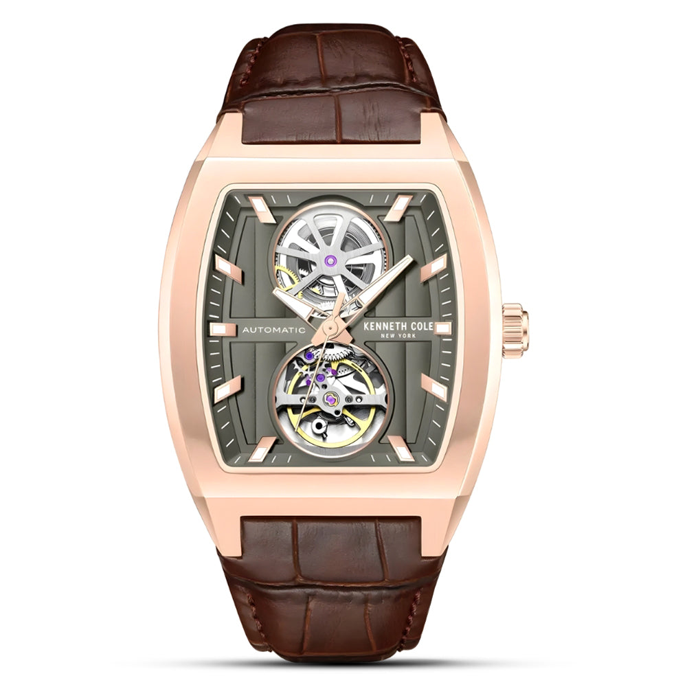 Kenneth Cole Automatic Olive Green Dial Men's Watch | KCWGX0058803