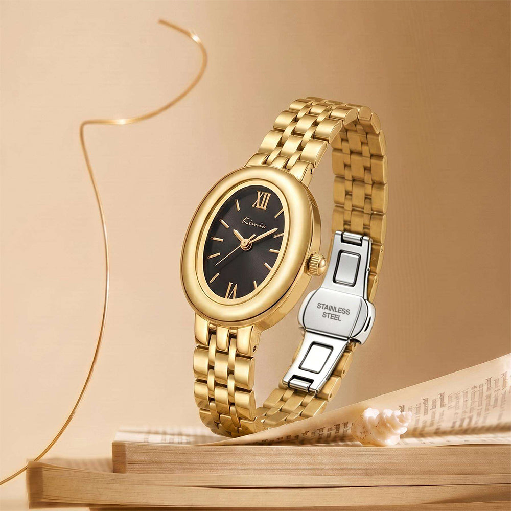 Kimio Oval Shape Dial Ladies Watch K6720S