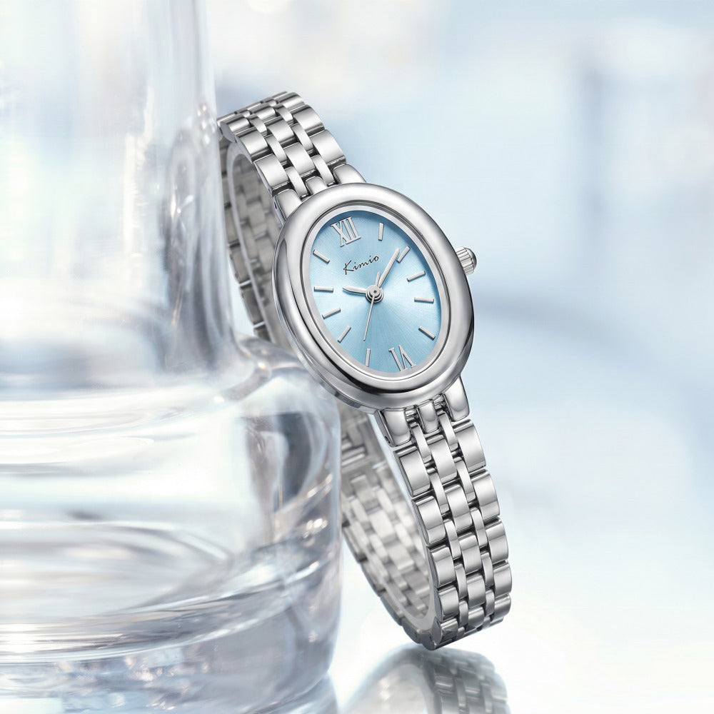 Kimio Oval Shape Dial Ladies Watch K6720S
