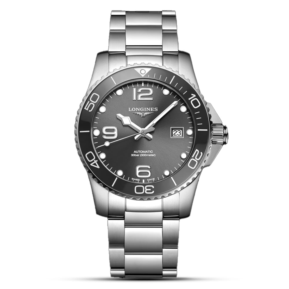Longines Hydroconquest Grey Dial Automatic Watch | L37814766
