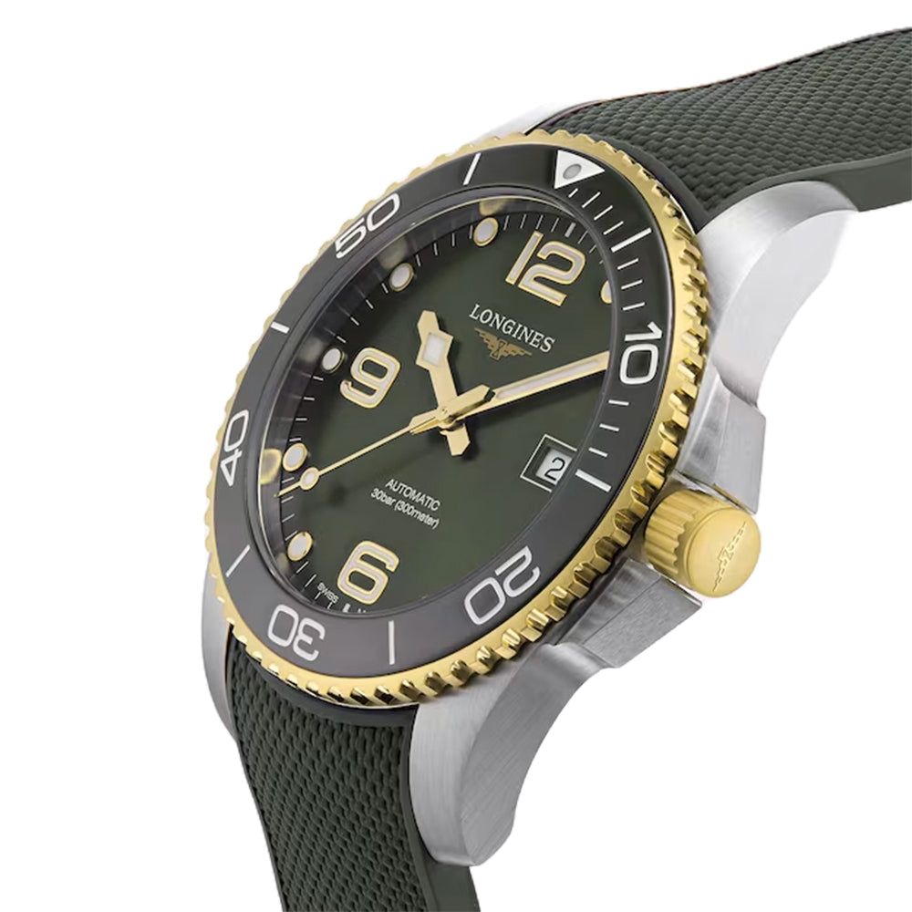 Longines Hydroconquest Green Dial Automatic Watch | L37813069
