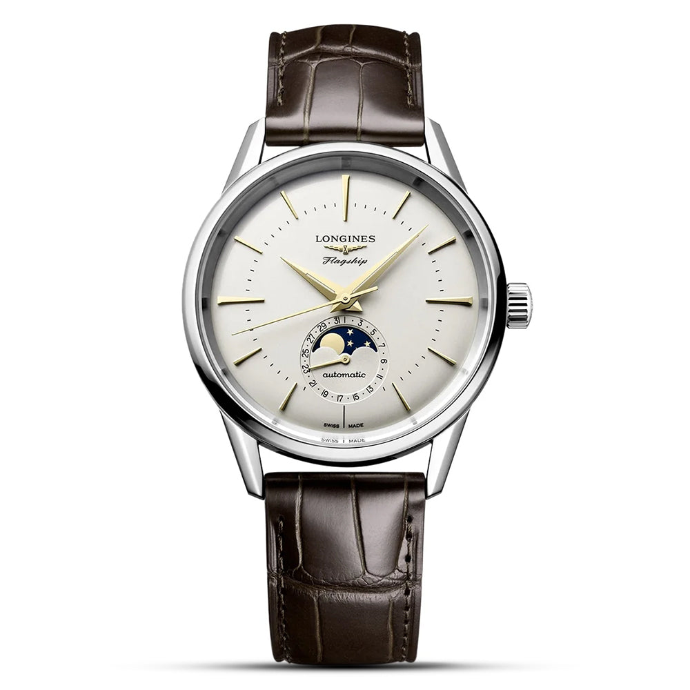 Longines Flagship Heritage Moonphase Automatic Watch | L48154782