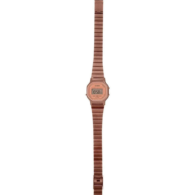 Casio Vintage Rose-Gold Stainless Steel Women's Watch| LA-11WR-5ADF