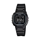 CASIO YOUTH BLACK RESIN STRAP UNISEX WATCH | LA-20WH-1BDF