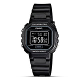 CASIO YOUTH BLACK RESIN STRAP UNISEX WATCH | LA-20WH-1BDF