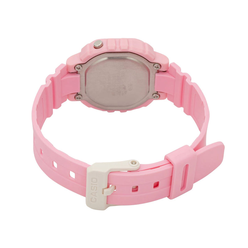 CASIO DIGITAL PINK RESIN STRAP LADIES WATCH | LA-20WH-4A1DF