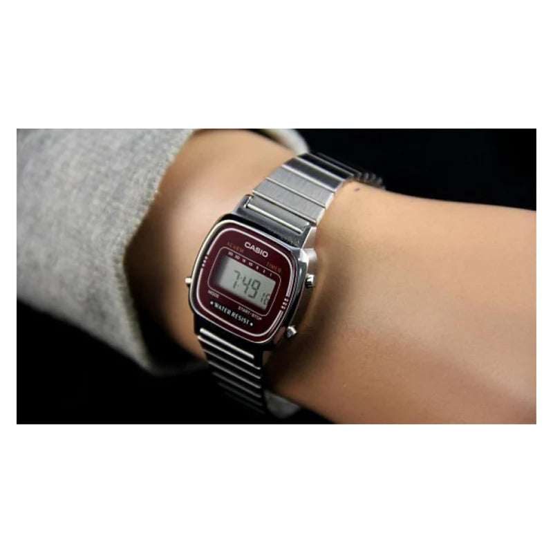 Casio Vintage Digital Dial Woman's Watch | LA670WA-4DF