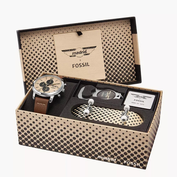 Fossil x Madrid "Limited Edition" Neutra Chronograph Watch Set | LE1149SET