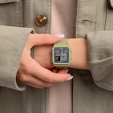 Casio Youth Digital Light Green Resin Band Unisex Watch | LF-20W-3ADF