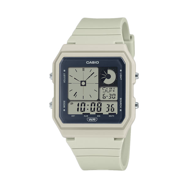 CASIO VINTAGE POP DIGITAL WHITE RESIN STRAP UNISEX WATCH | LF-20W-8ADF