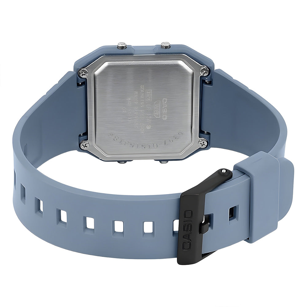 CASIO Digital Blue Resin Strap Ladies Watch LF-30W-2ADF