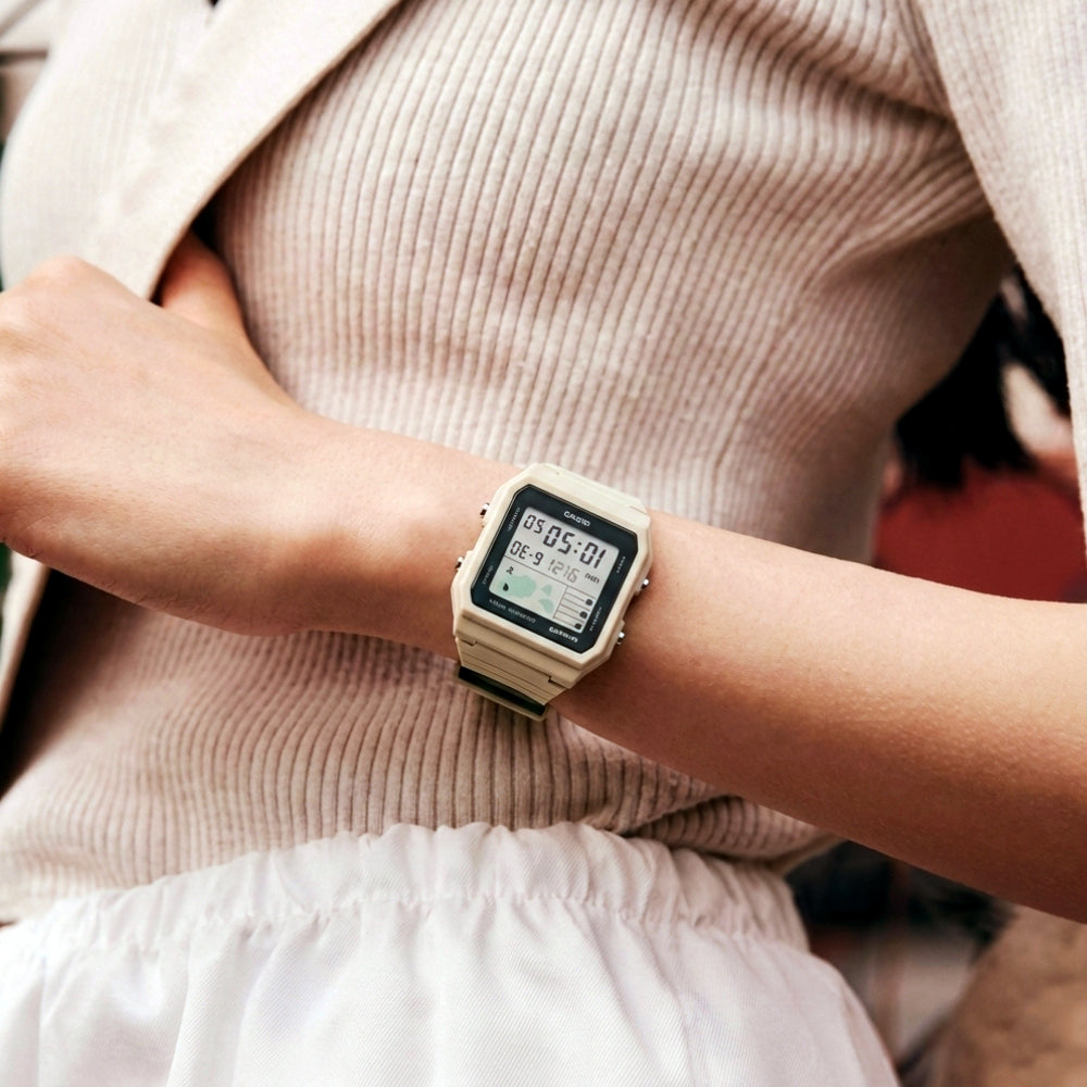 CASIO Digital WHITE RESIN STRAP Unisex Watch LF-30W-8ADF