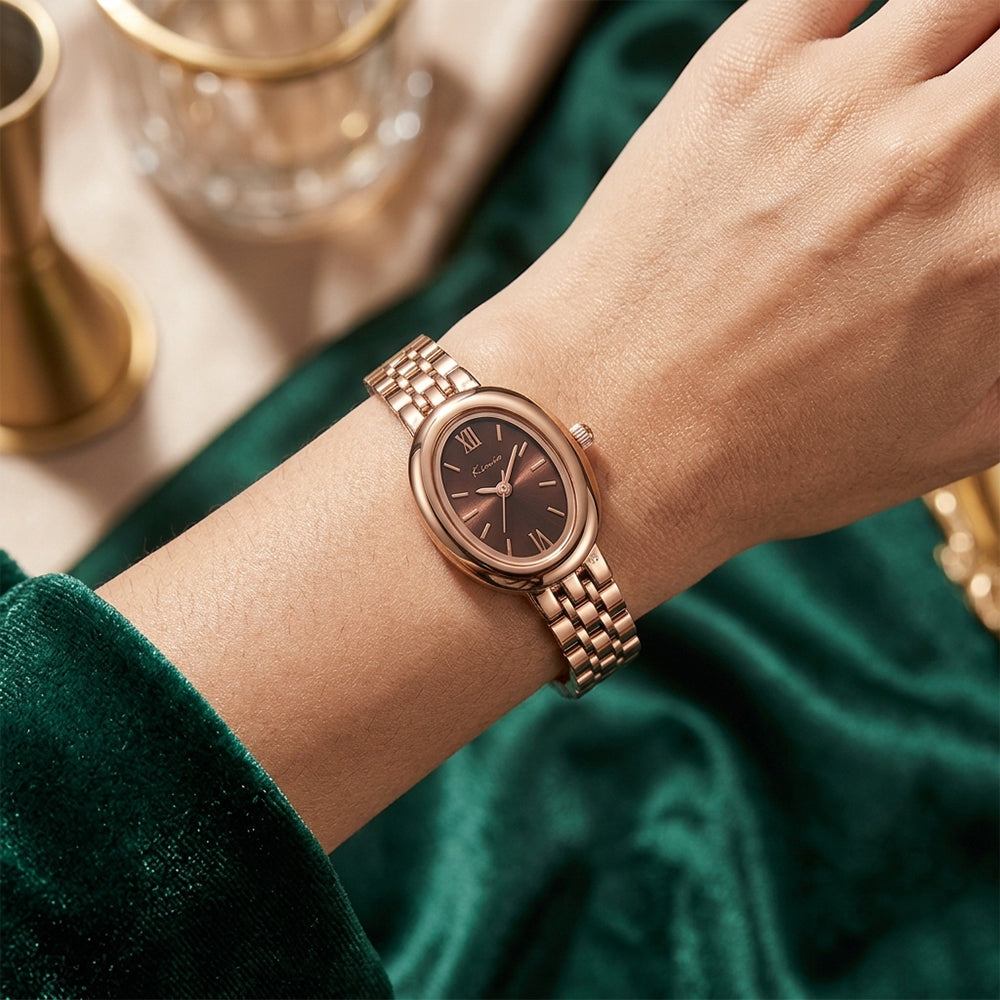 Kimio Oval Shape Dial Ladies Watch K6720S
