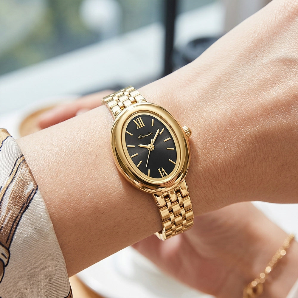 Kimio Oval Shape Dial Ladies Watch K6720S