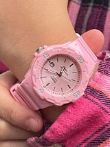 Casio Analogue Pink Resin Strap Ladies Watch | LRW-200H-4E4VDF