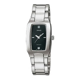 Casio Rectangular Black Dial Ladies Watch | LTP-1165A-1C2DF