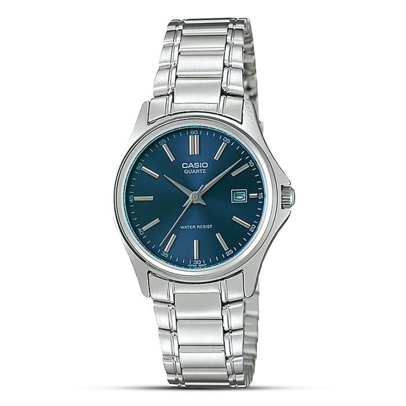 Casio Enticer Blue Dial Ladies Watch | LTP-1183A-2ADF