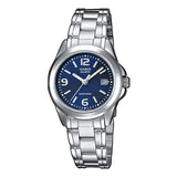 Casio Enticer Blue Dial  Ladies Watch | LTP-1215A-2ADF