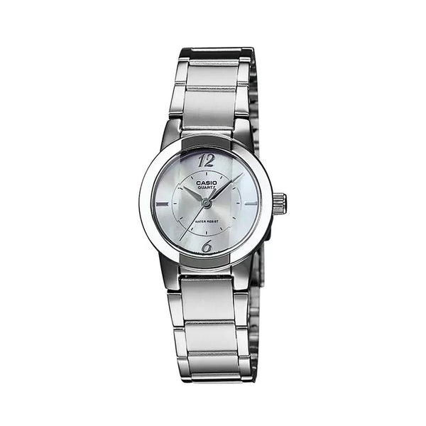 Casio Silver Dial Stainless Steel Woman's Watch | LTP-1230D-7CDF
