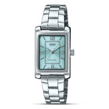 Casio Enticer Aqua Blue Dial Ladies Watch | LTP-1234DD-2ADF