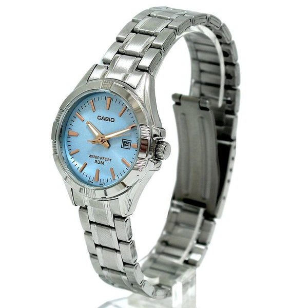 Casio Standard Ice Blue Dial Woman's Watch LTP-1308D-2AVDF