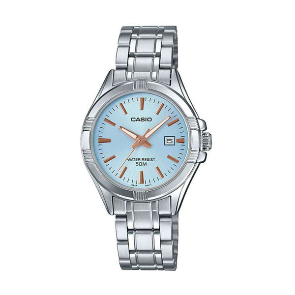 Casio Standard Ice Blue Dial Woman's Watch LTP-1308D-2AVDF
