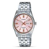 Casio Enticer Baby Pink Dial Ladies Watch | LTP-1335D-4AVDF