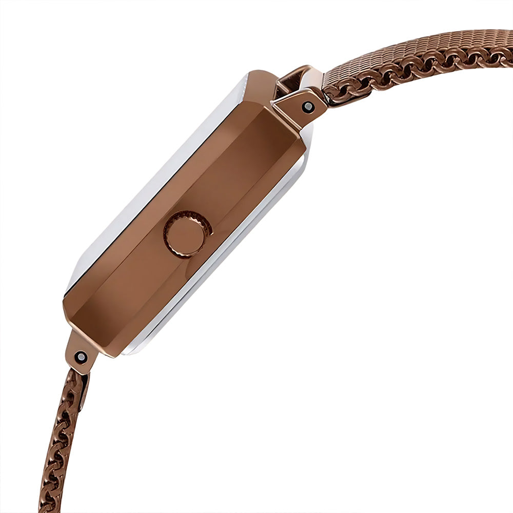 Casio Enticer Rose Gold Dial Ladies Watch LTP-E155MR-9BDF 