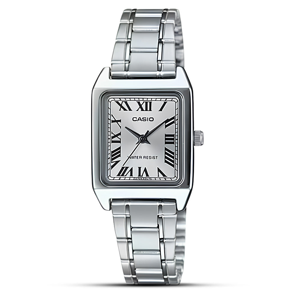 Casio Silver Dial Ladies Watch LTP-V007D-7BUDF