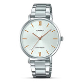 Casio Enticer Silver Dial Ladies Watch | LTP-VT01D-7BUDF