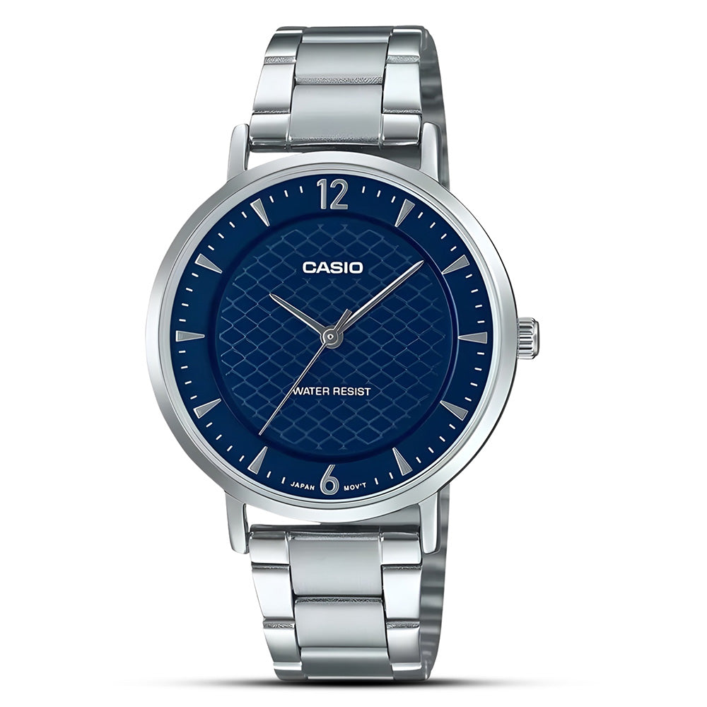 Casio Enticer Blue Dial Ladies Watch LTP-VT04D-2ADF