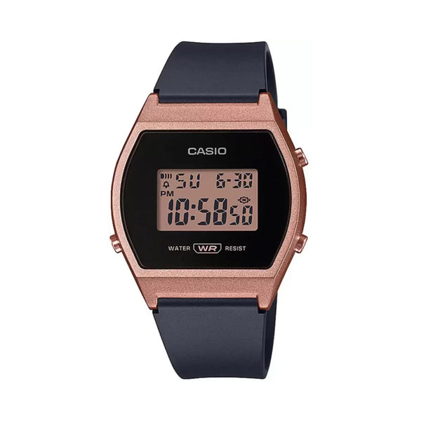 Casio Youth Vintage Rose Gold Dial Ladies Watch | LW-204-1ADF