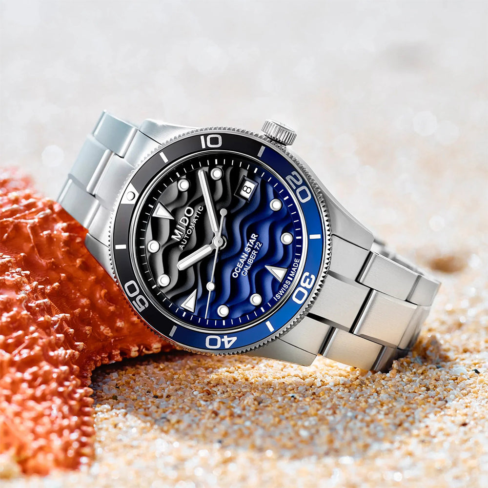MIDO Ocean Star 39 Blue Gradient Dial Men's Watch | M026.907.11.041.00